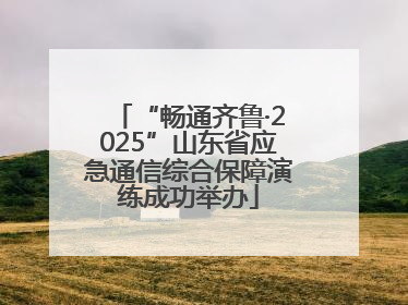 “畅通齐鲁·2025”山东省应急通信综合保障演练成功举办