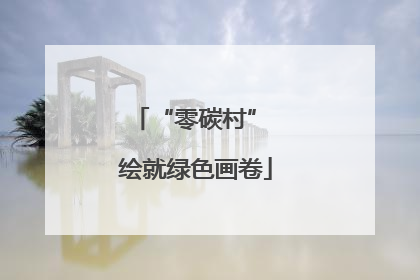 “零碳村” 绘就绿色画卷