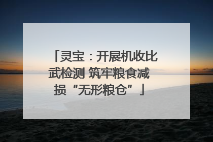 灵宝：开展机收比武检测 筑牢粮食减损“无形粮仓”