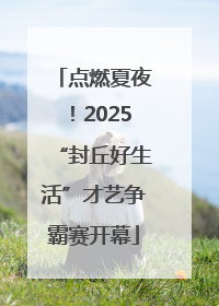 点燃夏夜！2025“封丘好生活”才艺争霸赛开幕