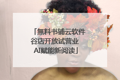 無料书铺云软件谷店开放试营业 AI赋能新阅读