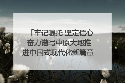 牢记嘱托 坚定信心 奋力谱写中原大地推进中国式现代化新篇章（六）河南绘就“行走河南·读懂中国”新画卷丨牢记嘱托谱新篇