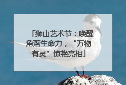 狮山艺术节：唤醒角落生命力，“万物有灵”惊艳亮相