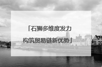 石狮多维度发力 构筑贸易链新优势