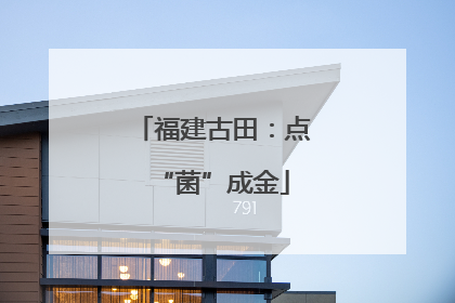 福建古田：点“菌”成金