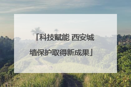 科技赋能 西安城墙保护取得新成果