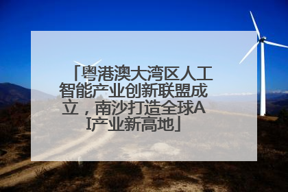 粤港澳大湾区人工智能产业创新联盟成立，南沙打造全球AI产业新高地