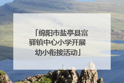 绵阳市盐亭县富驿镇中心小学开展幼小衔接活动