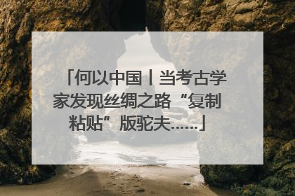 何以中国丨当考古学家发现丝绸之路“复制粘贴”版驼夫……
