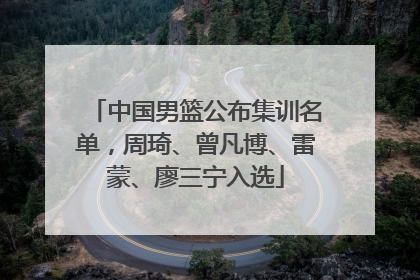 中国男篮公布集训名单，周琦、曾凡博、雷蒙、廖三宁入选