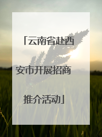 云南省赴西安市开展招商推介活动