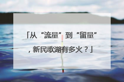 从“流量”到“留量”，新民歌湖有多火？