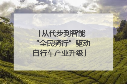 从代步到智能 “全民骑行”驱动自行车产业升级
