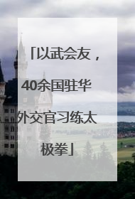 以武会友，40余国驻华外交官习练太极拳