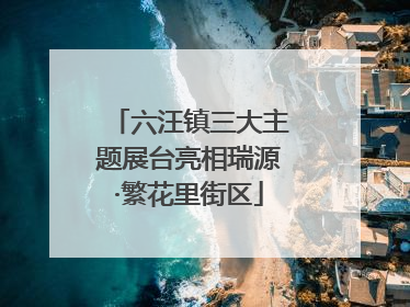 六汪镇三大主题展台亮相瑞源·繁花里街区