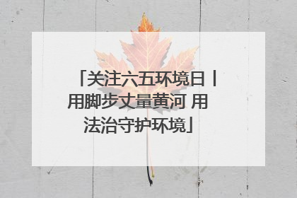 关注六五环境日丨用脚步丈量黄河 用法治守护环境