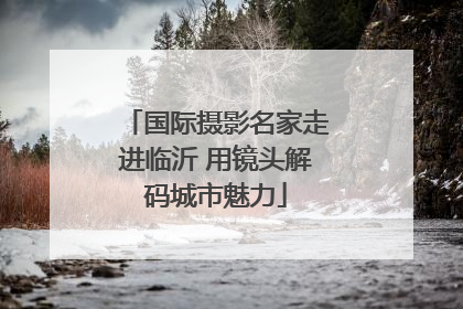 国际摄影名家走进临沂 用镜头解码城市魅力