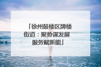 徐州鼓楼区牌楼街道：聚势谋发展 服务赋新能