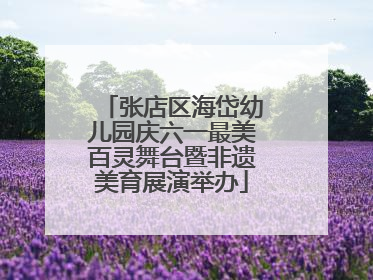 张店区海岱幼儿园庆六一最美百灵舞台暨非遗美育展演举办