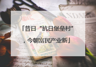 昔日“抗日堡垒村”，今朝富民产业新