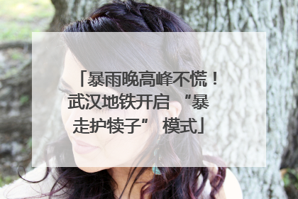 暴雨晚高峰不慌！武汉地铁开启 “暴走护犊子” 模式