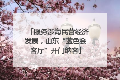 服务涉海民营经济发展，山东“蓝色会客厅”开门纳客