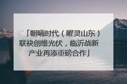 朝曦时代（曜灵山东）联袂创维光伏，临沂战新产业再添重磅合作