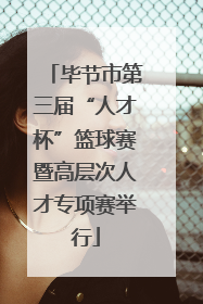 毕节市第三届“人才杯”篮球赛暨高层次人才专项赛举行