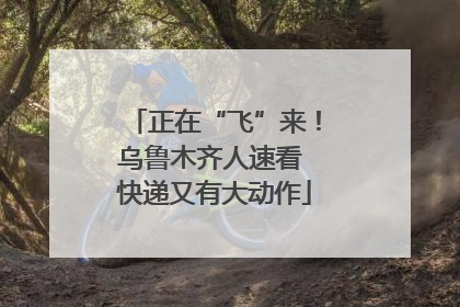 正在“飞”来！乌鲁木齐人速看 快递又有大动作