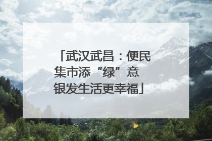武汉武昌：便民集市添“绿”意 银发生活更幸福