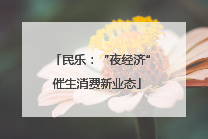 民乐：“夜经济”催生消费新业态