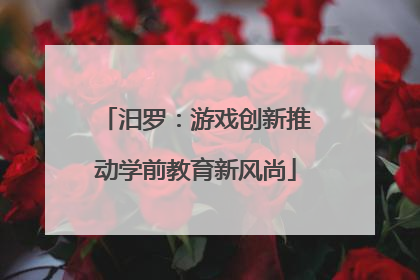 汨罗：游戏创新推动学前教育新风尚