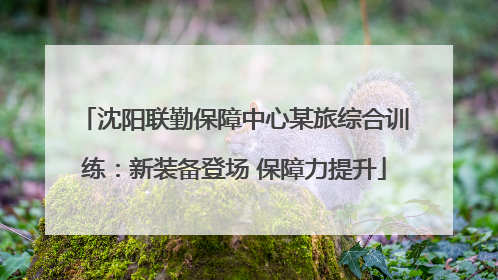 沈阳联勤保障中心某旅综合训练：新装备登场 保障力提升