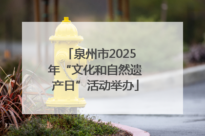 泉州市2025年“文化和自然遗产日”活动举办