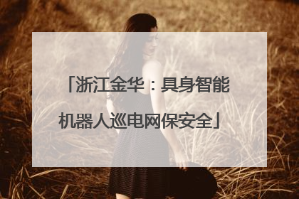 浙江金华：具身智能机器人巡电网保安全