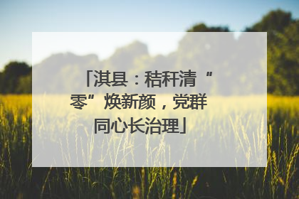 淇县：秸秆清“零”焕新颜，党群同心长治理