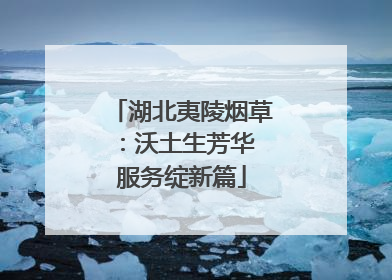 湖北夷陵烟草：沃土生芳华 服务绽新篇