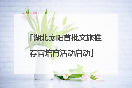 湖北襄阳首批文旅推荐官培育活动启动