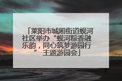 莱阳市城厢街道蚬河社区举办“蚬河粽香融乐韵，同心筑梦游园行” 主题游园会