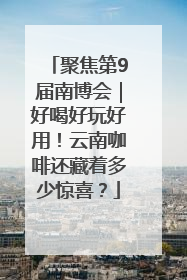 聚焦第9届南博会｜好喝好玩好用！云南咖啡还藏着多少惊喜？