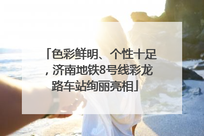 色彩鲜明、个性十足，济南地铁8号线彩龙路车站绚丽亮相
