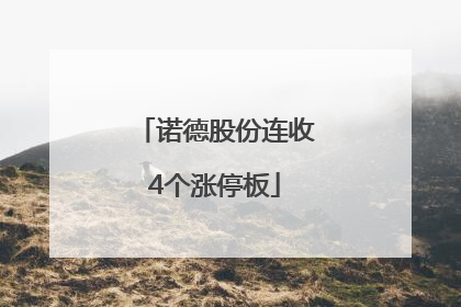 诺德股份连收4个涨停板