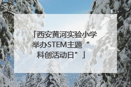 西安黄河实验小学举办STEM主题“科创活动日”