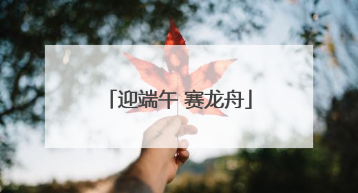 迎端午 赛龙舟