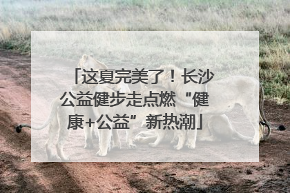 这夏完美了！长沙公益健步走点燃“健康+公益”新热潮