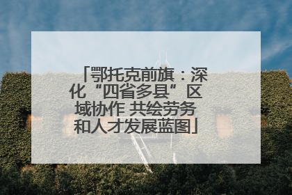 鄂托克前旗：深化“四省多县”区域协作 共绘劳务和人才发展蓝图