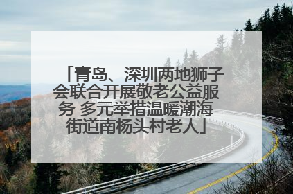 青岛、深圳两地狮子会联合开展敬老公益服务 多元举措温暖潮海街道南杨头村老人