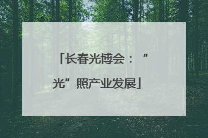长春光博会：“光”照产业发展