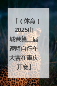 （体育）2025山城巷第三届速降自行车大赛在重庆开赛
