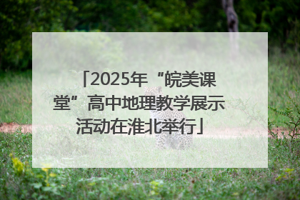 2025年“皖美课堂”高中地理教学展示活动在淮北举行